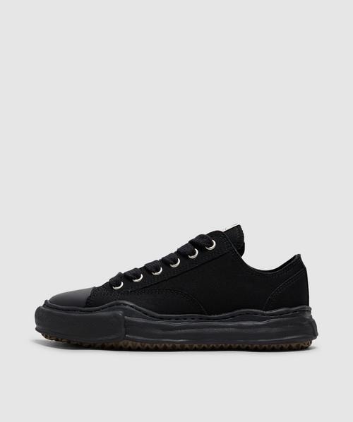 Miharayasuhiro Maison Mihara Yasuhiro Peterson Low Canvas Sneaker In Blk/blk