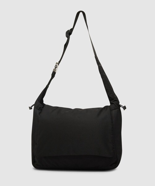 Arcs Buckle-detail Shoulder Bag In Black