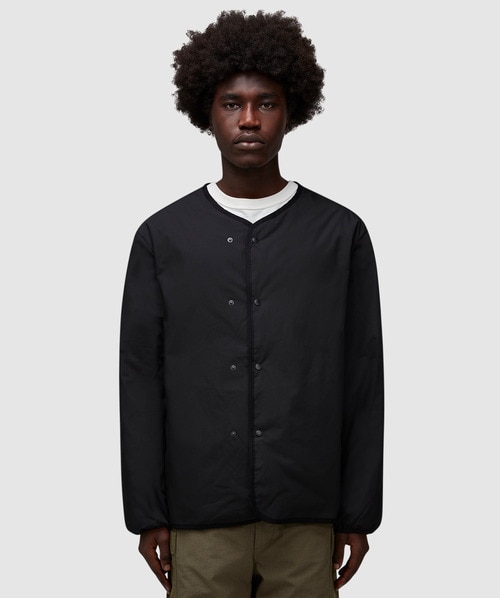 Nanamica Reversible Down Cardigan In Black