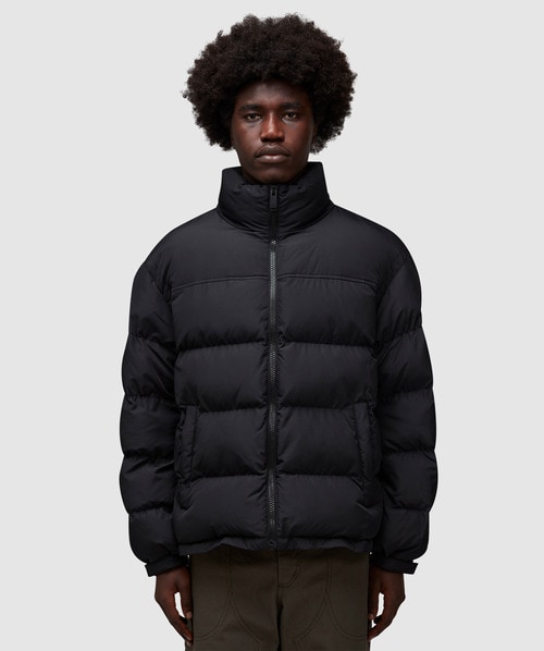 Shop Heron Preston Ex-ray Nylon Puffer Jacket In Black