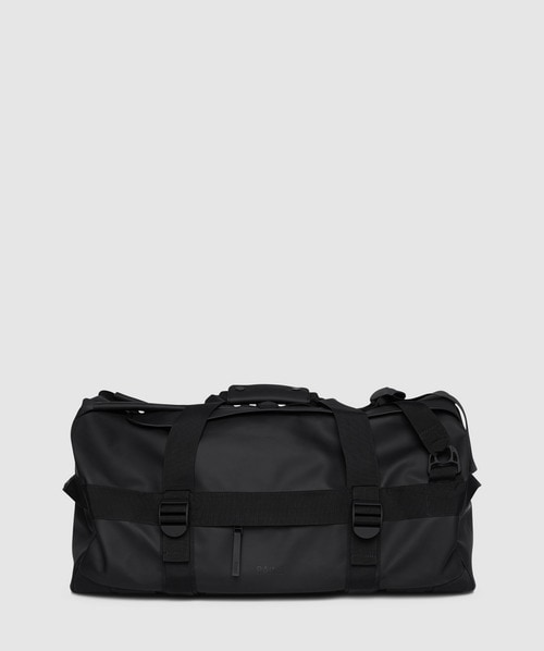 Rains Texel Duffle Backpack In Black