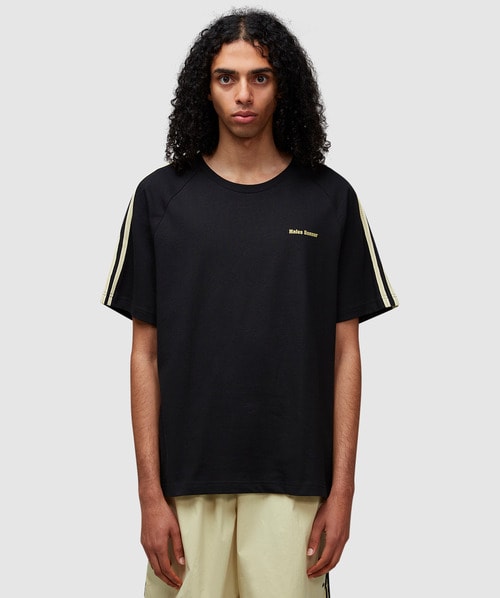 Tシャツ・カットソー WALES BONNER Men T Shirts MS24JE16 BLACK adidas Originals by Wales Bonner Logo t-shirt | BLACK