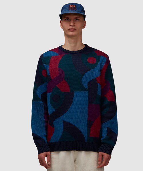 PARRA KNOTTED KNITTED PULLOVER JUMPER