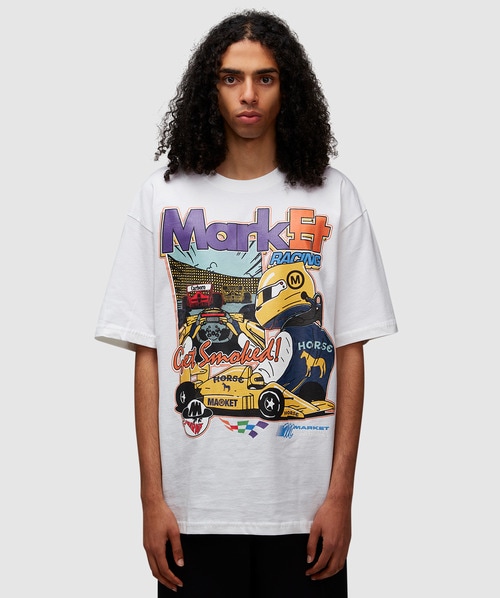 Market Express Racing T-shirt In White