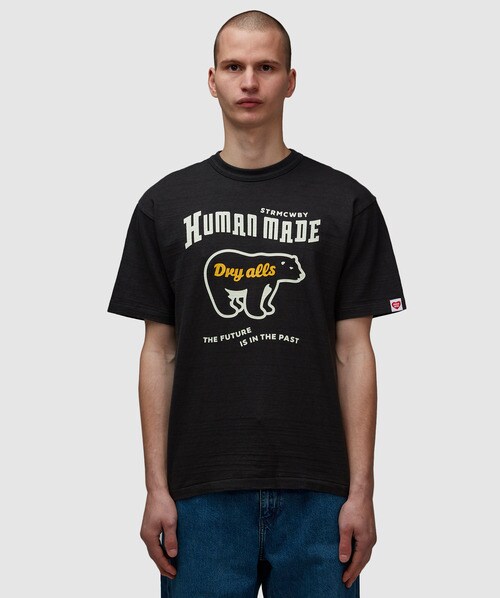 Shop Human Made Polar Bear T-shirt In Black