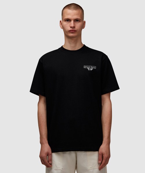 Service Works Scribble Logo T-shirt In Black