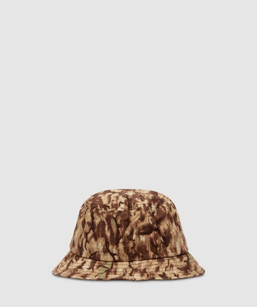 South2 West8 Bucket Hat In Horn Camo