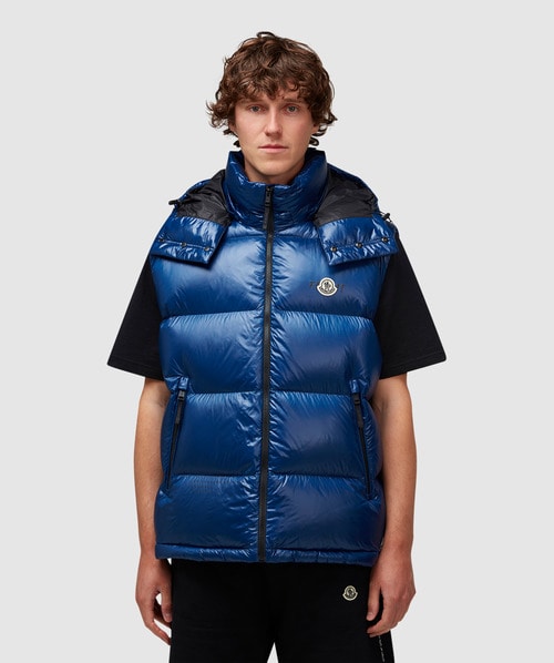 Moncler Genius X Frgmt Hiroshi Fujiwara Marsh Waistcoat In Blue