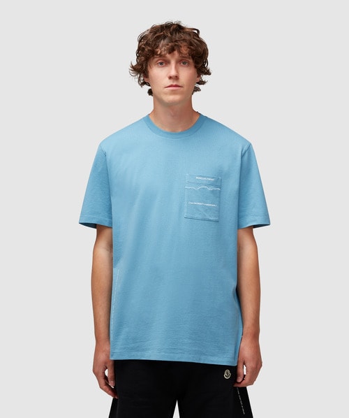 Shop Moncler Genius X Frgmt Hiroshi Fujiwara T-shirt In Sky Blue