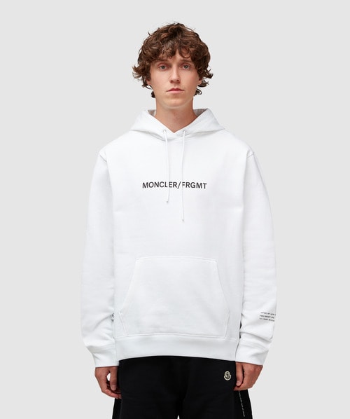 Shop Moncler Genius X Frgmt Hiroshi Fujiwara Hoodie In Optical White