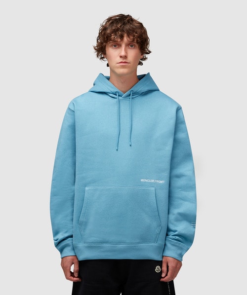 Moncler hoodie blue top