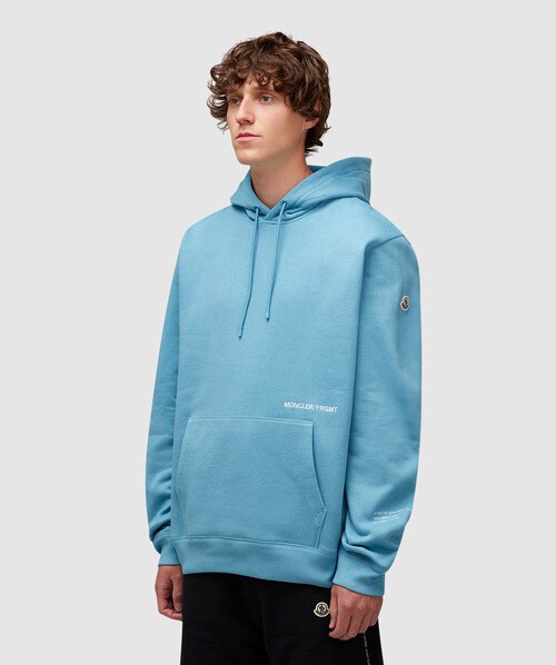 blue moncler hoodie