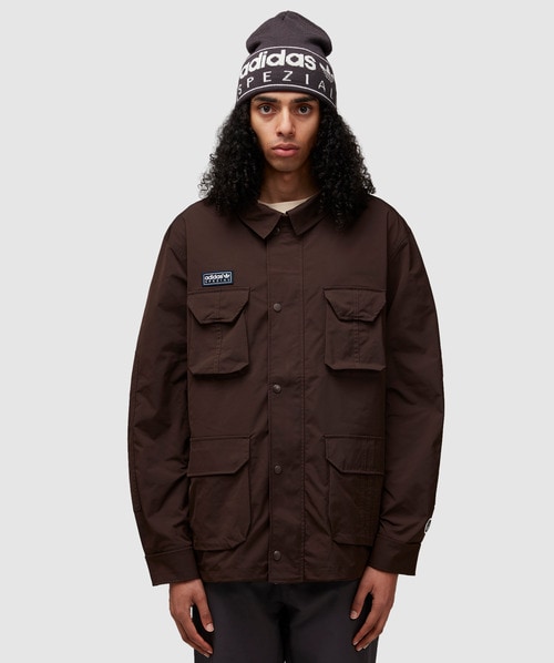 Adidas Originals By Spezial Haslingden Jacket In Dark Brown