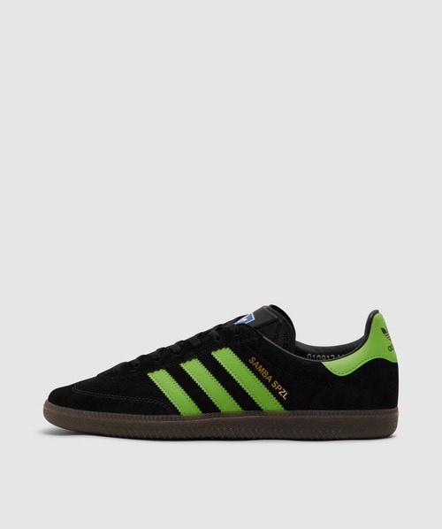 Adidas Originals By Spezial Samba Deco Spzl Sneaker In Core Black/lucid Lime/gum5