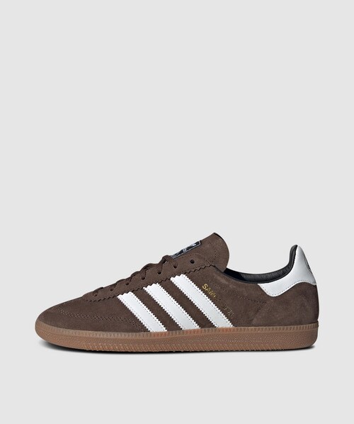 Adidas Originals By Spezial Samba Deco Spzl Sneaker In Brown/ftwr White/gum M2