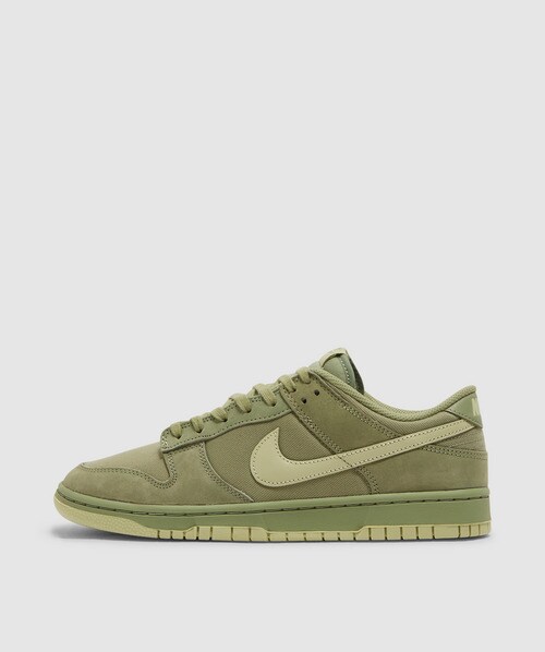 Nike Dunk Low Sneaker In Oil Green/olive Aura-phantom