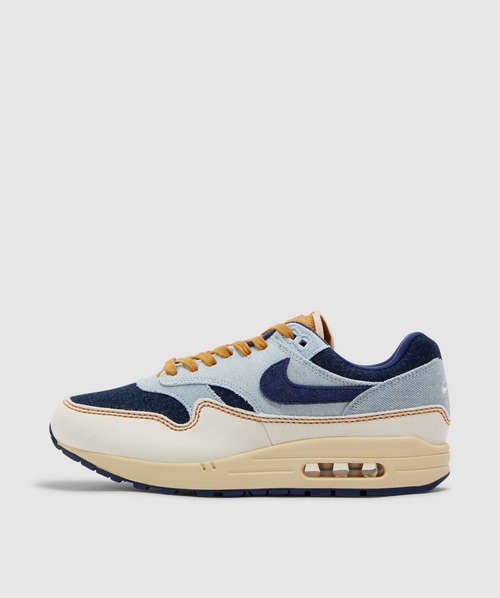 Nike Air Max 1 '87 Sneaker In Lt Armory Blue/midnight Navy-pale Ivory-pale Vanil