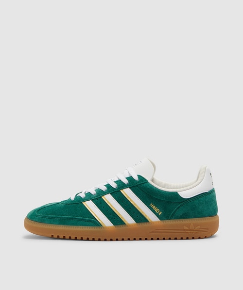 Adidas Originals Adidas Mens Collegiate Green Hazy Sk Gazelle Indoor Brand-patch Leather Low-top Trainers In Cgreen/ftwwht/magold