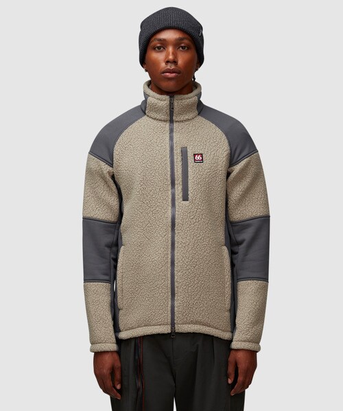 66 north tindur technical shearling jacket Clearance