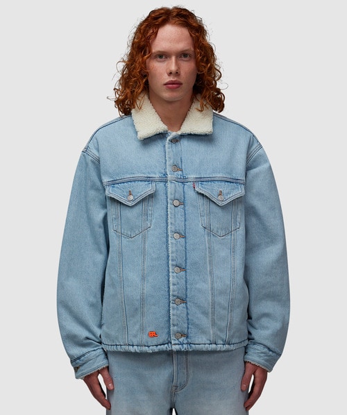 ERL - X Levis sherpa trucker jacket