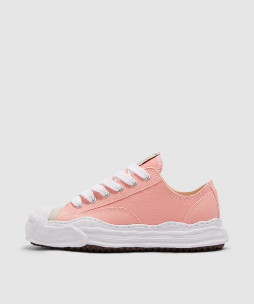 Miharayasuhiro Hank Og Sole Canvas Low Sneakers In Pink
