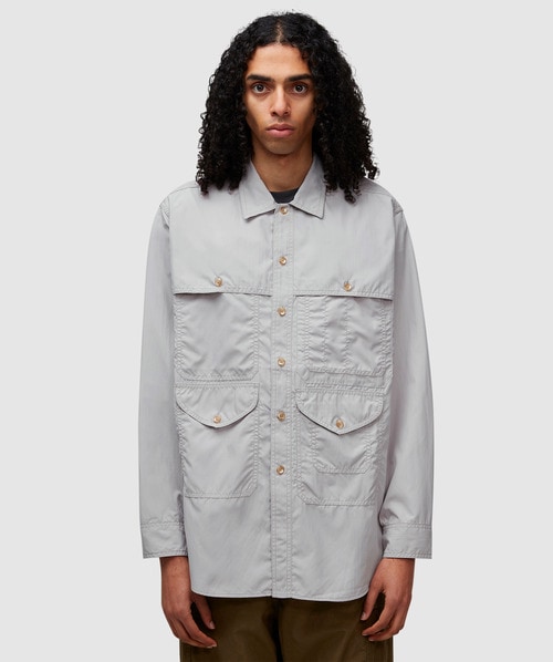 Beams Adventure Shirt In Cement