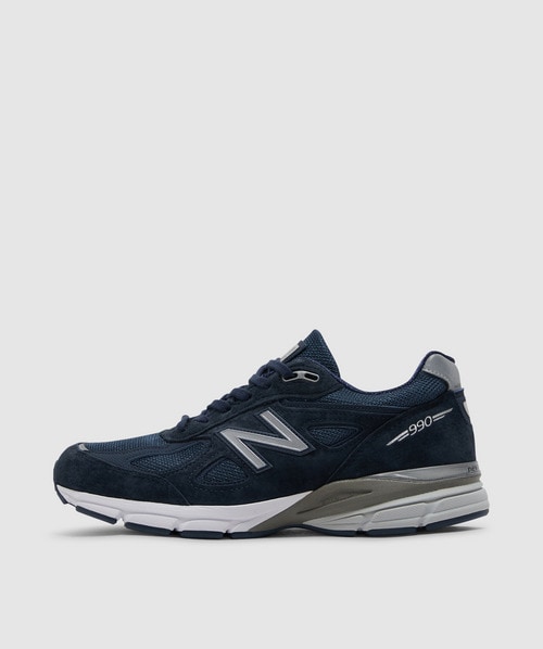 New Balance Mius 990v4 Sneaker In Navy