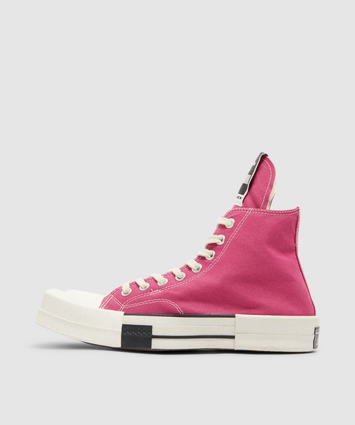 Rick Owens - X Converse turbodrk laceless hi sneaker