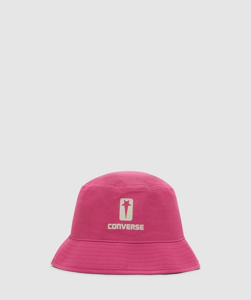 Shop Rick Owens X Converse Drkshdow Bucket Hat In Hot Pink