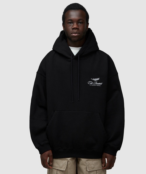 Shop Cole Buxton International Hoodie In Black