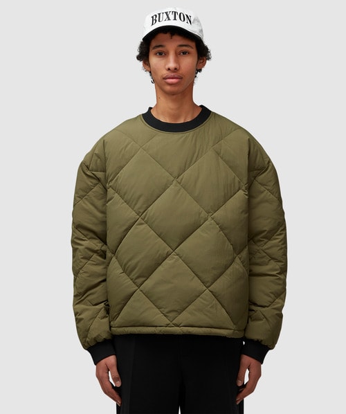 Cole Buxton - Quilted crewneck sweatshirt