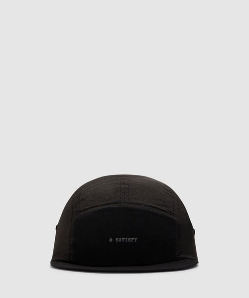 Satisfy Logo-print Adjustable Cap In Black