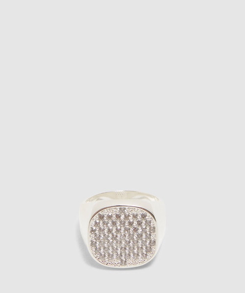 Hatton Labs Lactea Signet Ring In Silver