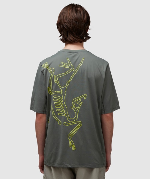 Arc'teryx Cormac Arc'bird Logo T-shirt In Forage Heather Ii