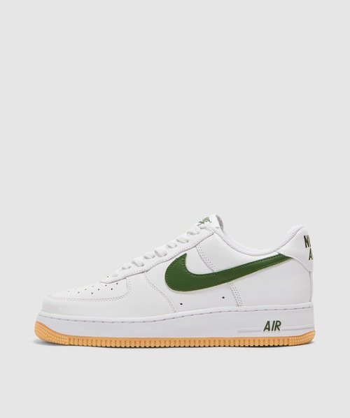 Nike Air Force 1 Low Retro - White/Forest Green - White/Forest Green/Gum Yellow, Size 4 by Sneaker Politics