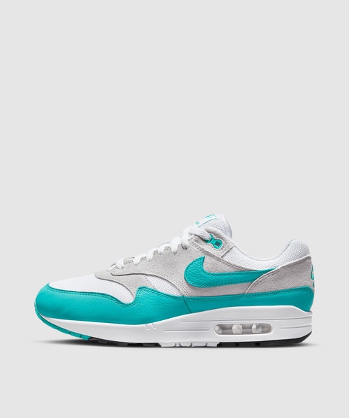 Shop Nike Air Max 1 Sneaker In Neutral Grey/clear Jade-white-black