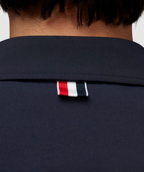 Thom Browne Shirt jacket with grosgrain armbands | NAVY | SEVENSTORE