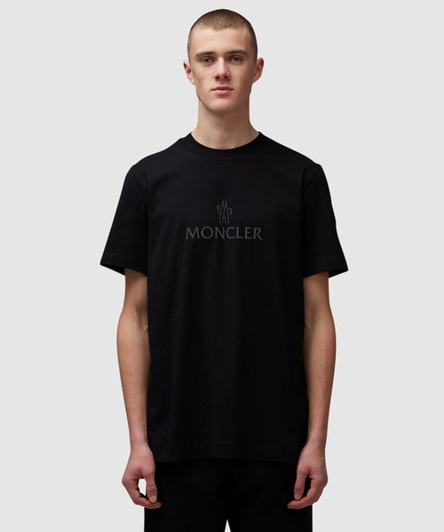 Moncler Grenoble Tri Logo T-shirt In Black