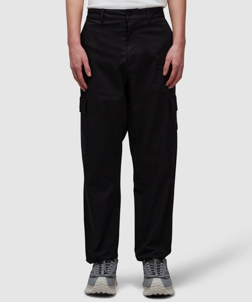 Shop Moncler Nylon Cargo Pant In Black