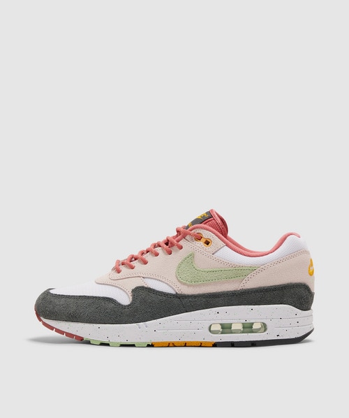 Shop Nike Air Max 1 Sneaker In Lt Soft Pink/vapor Green-anthracite-adobe-univ Gol