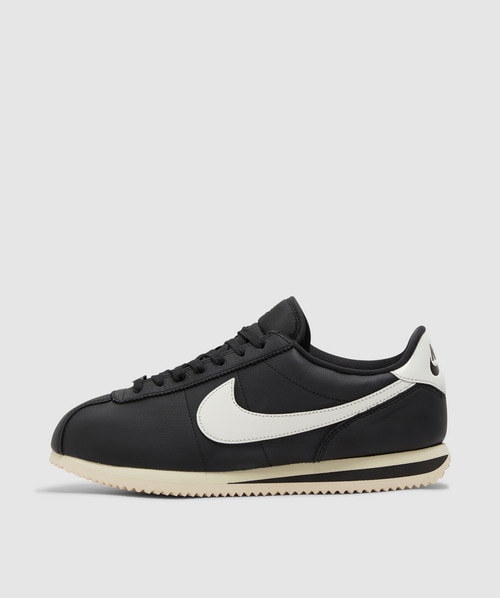 Nike Cortez Premium 23 Sneaker In Black/sail-alabaster