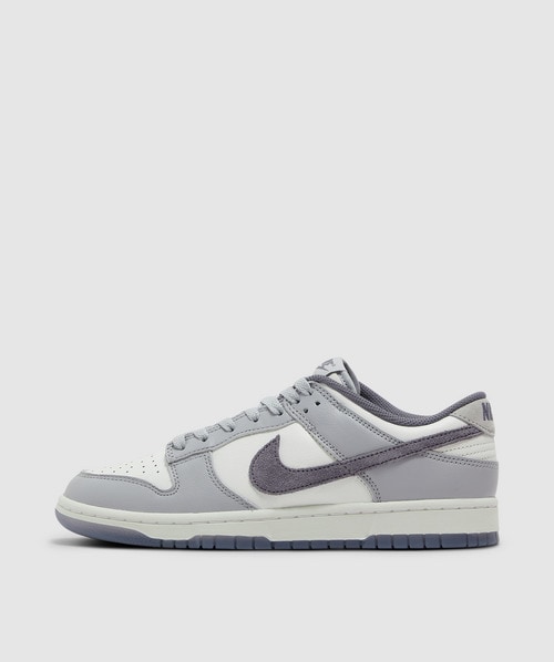 Nike Dunk Low Retro Sneaker In White/lt Carbon Platinum/wolf Grey