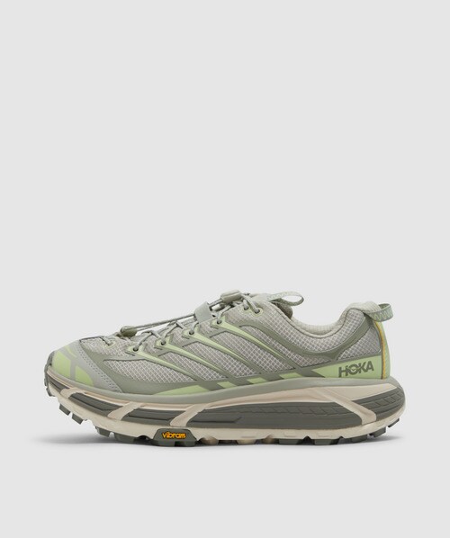 Hoka Mafate Three2 Sneakers Barley / Seed In Barley / Seed Green