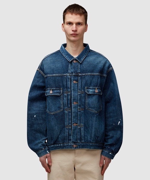 Shop Visvim 101xx Denim Jacket In Blue