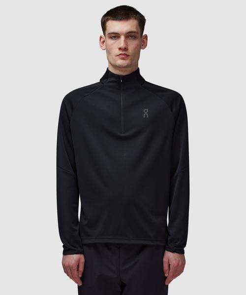 Homme Plissé Issey Miyake Pleats quarter zip pullover | BLACK