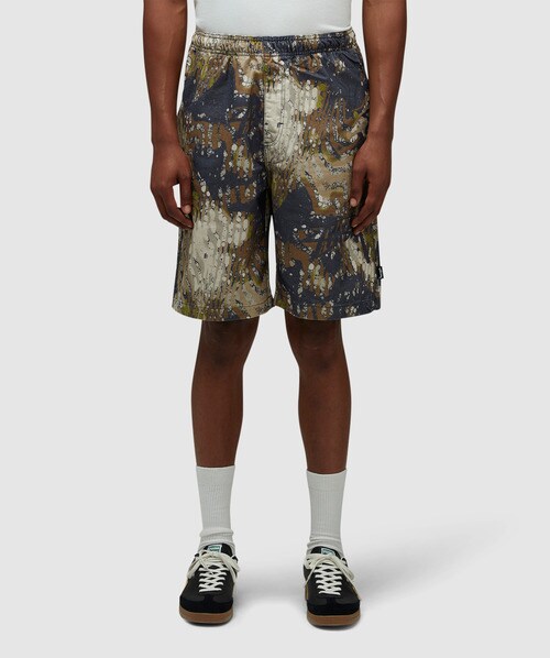 Stussy Veil Camo Beach Short In Terranea