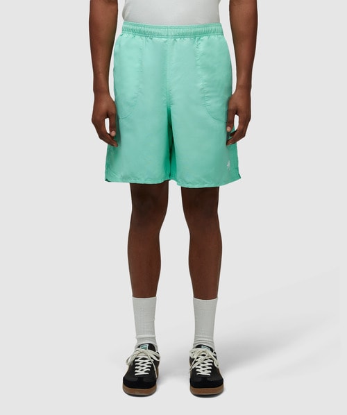 Shop Stussy Big Basic Water Short In Aqua