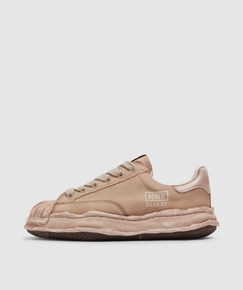 Miharayasuhiro Blakey Low Original Sole Canvas Sneaker In Brown