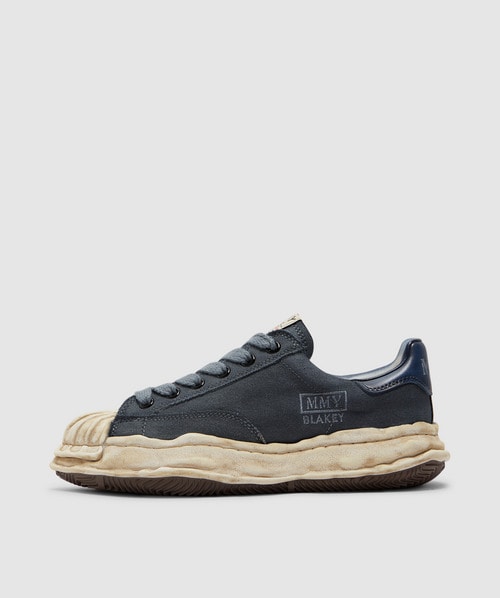 Shop Miharayasuhiro Blakey Low Original Sole Canvas Sneaker In Black