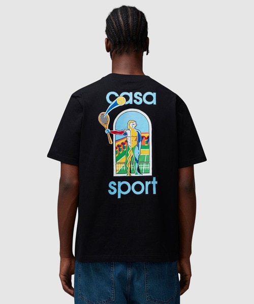 Casablanca Le Jeu Colore T-Shirt Black - Style Assister